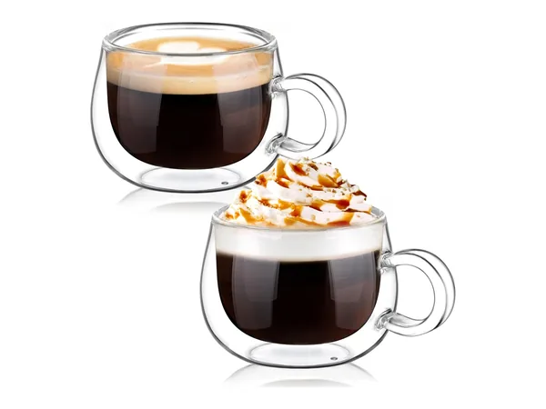 Tazas espresso doble pared glastal 120 ml 2 uds